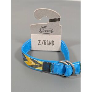 Chaco Z Band Bracelet Blue Green Arrow Pattern Adjustable Nylon Cord NWT